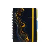 Блокнот Optima Desing 41, B6 з розділювачами 100 аркушів, клітинка (O20358-41)