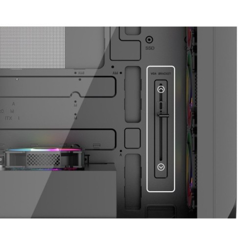 Корпус для ПК 1stPlayer AY7-BK-4F1