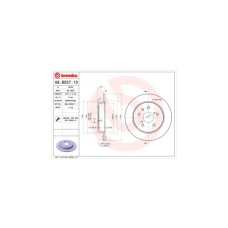 Гальмівний диск Brembo 08.B557.10