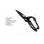 Ніж Tribe Carabiner Knife (T-MG-0014-black)