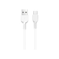 Дата кабель USB 2.0 AM to USB-C 3.0m 2A X20 white HOCO (6957531068976)