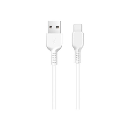 Дата кабель USB 2.0 AM to USB-C 3.0m 2A X20 white HOCO (6957531068976)