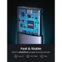 Кишеня зовнішня Ugreen USB-C to M.2 B-Key/M+B Key SSD 5Gbps SATA 3.0 aluminum 0.5m (10903)