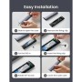 Кишеня зовнішня Ugreen USB-C to M.2 B-Key/M+B Key SSD 5Gbps SATA 3.0 aluminum 0.5m (10903)
