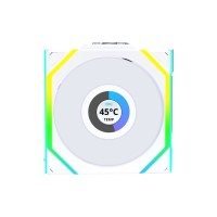 Кулер до корпусу Lian Li Uni Fan SL WIRELESS LCD Reverse, 120-1 (G99.12RSLLCD1W1W.00)