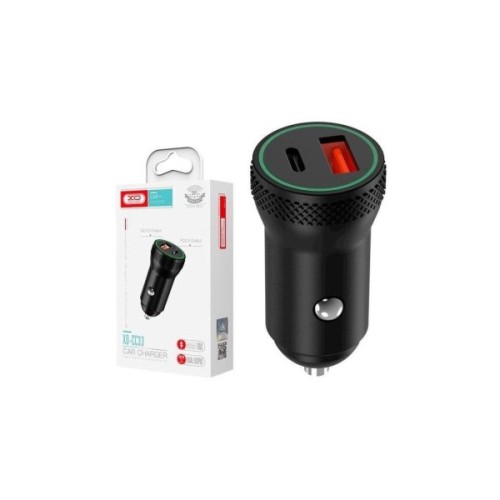 Зарядний пристрій XO 1xUSB QC3.0 + 1xUSB-C PD18W black (CC33-BK)