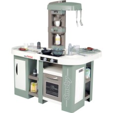 Ігровий набір Smoby Велика інтерактивна кухня Тефаль Студіо з ефектом кипіння 34 аксесуари М'ятно-сіра з білим (311053)