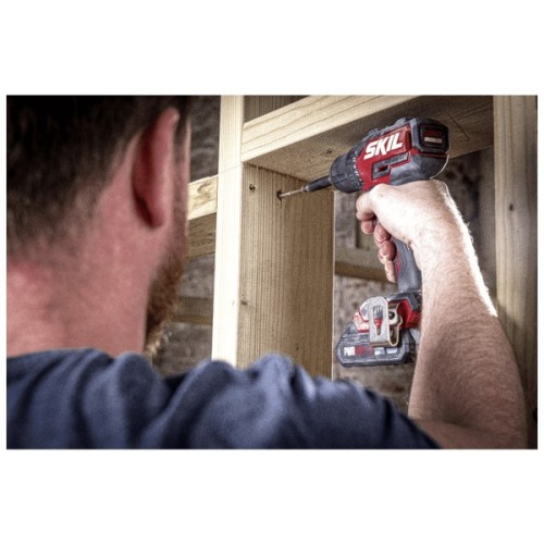 Шуруповерт Skil 3065 CA Compact Li-Ion 20V, безщітковий ударний, 2.0Ah, зарядний пристрій (DD1E3065CA+BC1E3136A)