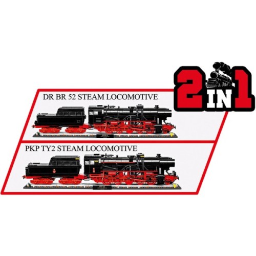 Конструктор Cobi Локомотив DRB Class 52 Ексклюзивний набір 1:35, 2623 деталей (COBI-6280)