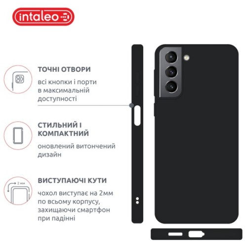 Чохол до мобільного телефона Intaleo SoftShell Samsung S21 Black (1283126526275)
