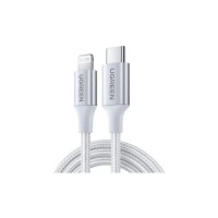 Дата кабель USB-C to Lightning 1.0m 3A 60W US304 white Ugreen (70523)