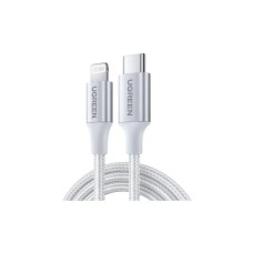 Дата кабель USB-C to Lightning 1.0m 3A 60W US304 white Ugreen (70523)