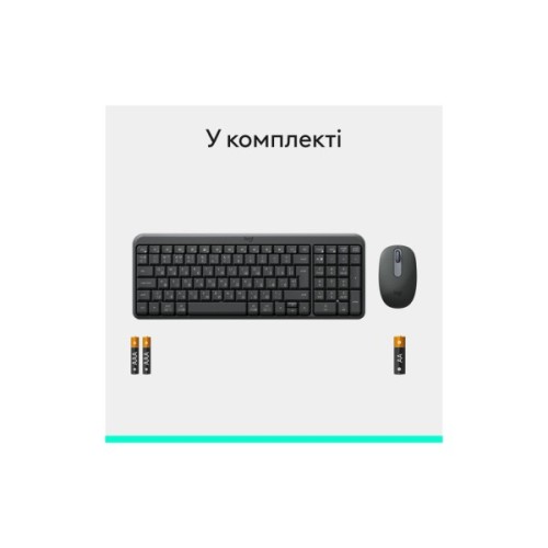 Комплект Logitech MK250 Bluetooth UA Graphite (920-013823)