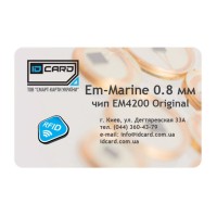 Смарт-карта EM-Marine 0,8 мм (Original EM4200 chip) (01-028)