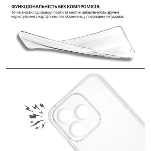 Чохол до мобільного телефона BeCover silicone Honor 400 Lite Transparent (714909)