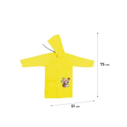 Дощовик дитячий Kite Тokidoki M 130-145 см Жовтий (TK24-2600M)