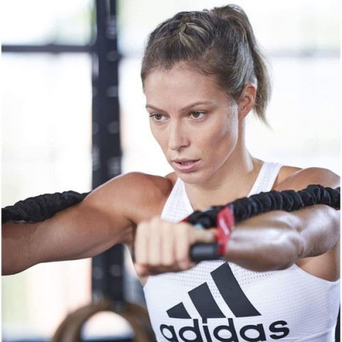 Еспандер Adidas Power Tube ADTB-10603 чорний, червоний 122 см (885652000284)