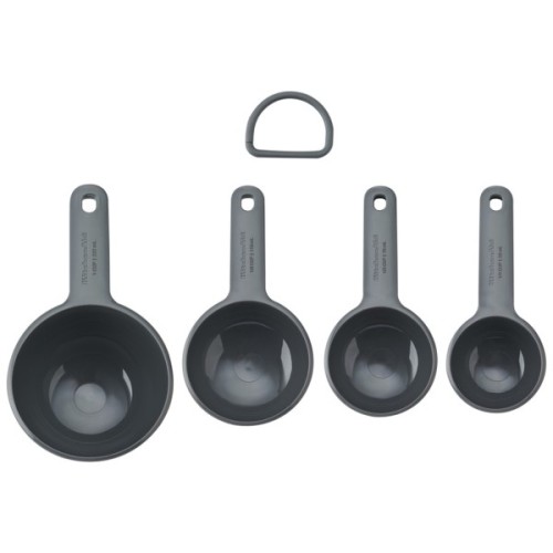 Аксесуар кухонний KitchenAid Набір мірних ложок Coreline, 4 шт, сірий (KQG058OHCGG)