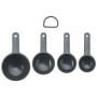 Аксесуар кухонний KitchenAid Набір мірних ложок Coreline, 4 шт, сірий (KQG058OHCGG)