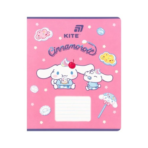 Зошит Kite Cinnamoroll, 18 аркушів, клітинка (CR26-236)