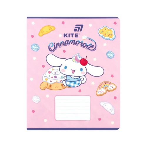 Зошит Kite Cinnamoroll, 18 аркушів, клітинка (CR26-236)