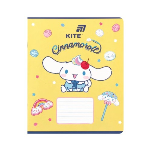 Зошит Kite Cinnamoroll, 18 аркушів, клітинка (CR26-236)