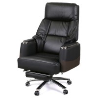 Офісне крісло Аклас Осавул, Шкіра LC-A Black/PU Black (00174390)
