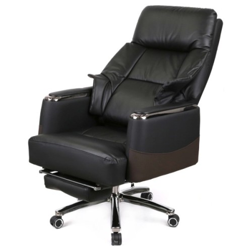 Офісне крісло Аклас Осавул, Шкіра LC-A Black/PU Black (00174390)