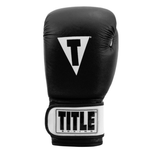 Боксерські рукавички Title Premier Leather Black/White M 12 oz (TSBG2 M BK/WH)