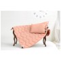 Ковдра MirSon антиалергенна EcoSilk всесезонна №1730 Eco Light Coral 140x205 см (2200003710076)