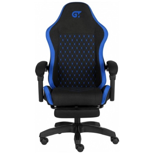 Крісло ігрове GT Racer X-2339 Black/Blue (X-2339 Fabric Black/Blue)