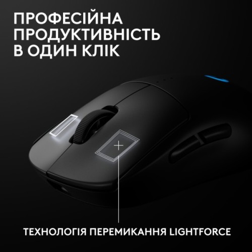 Мишка Logitech G Pro 2 Lightspeed Wireless Black (910-007295)