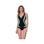 Купальник Aqua Speed Greta 351-01 чорний, салатовий 46 (5908217655486)