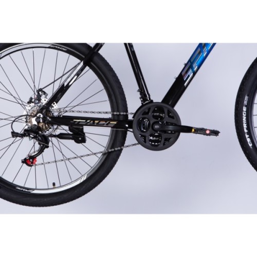 Велосипед Space 27.5" PHAETON DD FR рама-19" AL 2026 чорно-синій (OPS-SP-27.5-087)