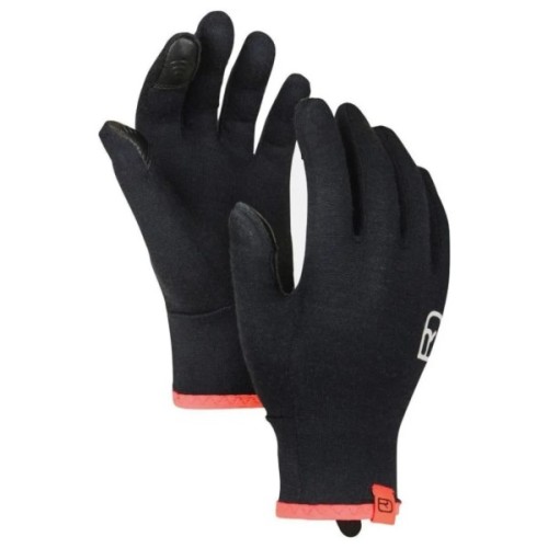 Рукавиці Ortovox 185 Rock'N'Wool Glove Liner Wms black raven - L - чорний (025.001.1255)