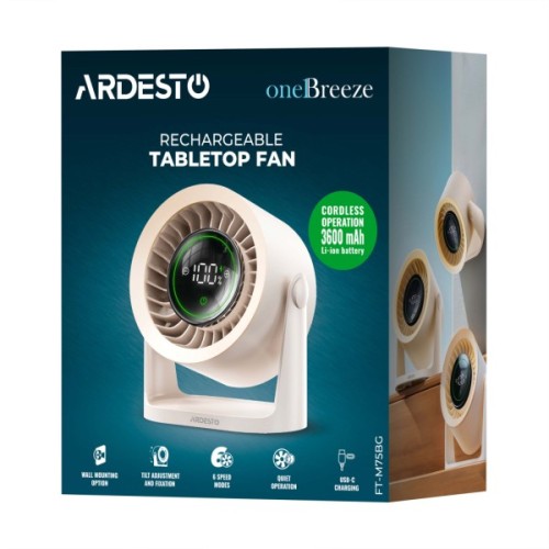 Вентилятор ARDESTO FT-M75BG