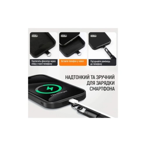 Ремінець для смартфону ColorWay Handy Strap, violet (CW-SCHS-PL)
