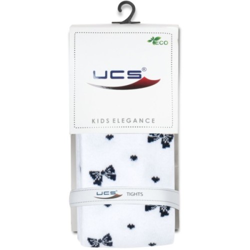Колготки дитячі UCS Socks з бантиками (M0C0301-2034-3G-white)