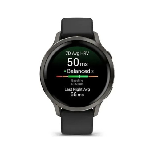 Смарт-годинник Garmin Venu 4 (41mm), Black w/ Slate + Black, GPS смарт-годинник (010-03013-02)