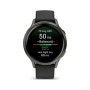 Смарт-годинник Garmin Venu 4 (41mm), Black w/ Slate + Black, GPS смарт-годинник (010-03013-02)