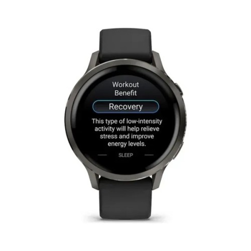 Смарт-годинник Garmin Venu 4 (41mm), Black w/ Slate + Black, GPS смарт-годинник (010-03013-02)