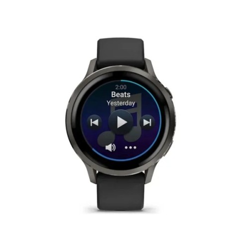 Смарт-годинник Garmin Venu 4 (41mm), Black w/ Slate + Black, GPS смарт-годинник (010-03013-02)