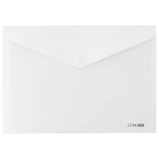 Папка - конверт Economix В5 180 мкм прозора, фактура "глянець", біла (E31302-14)