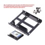 Фрейм-перехідник Maiwo 2x2.5" HDD/SSD 3.5" (K11)