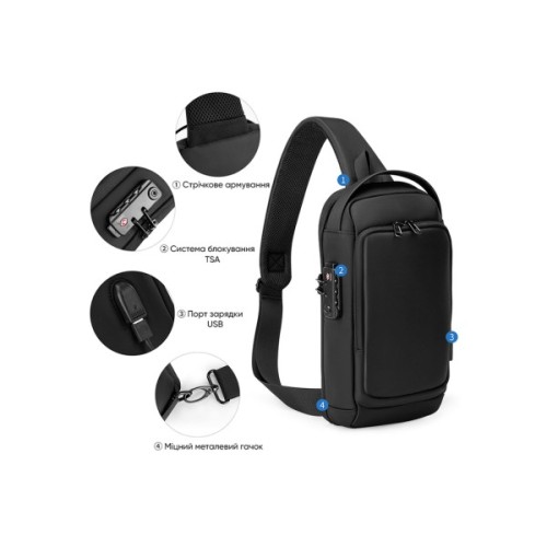 Рюкзак для ноутбука Porto 10" RNC-4043 Black (RNC-4043BK)