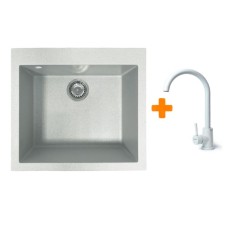 Мийка кухонна Adamant Univer Old stone + змішувач (4824296912110)