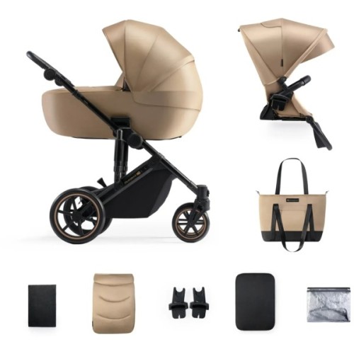Коляска Kinderkraft 2 в 1 Prime 2 Sandrose Beige (KSPRIM02BEG2000 (5902533922871)