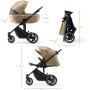 Коляска Kinderkraft 2 в 1 Prime 2 Sandrose Beige (KSPRIM02BEG2000 (5902533922871)
