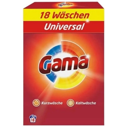 Пральний порошок Gama 3 in 1 Universal 1.08 кг (8435495837633)