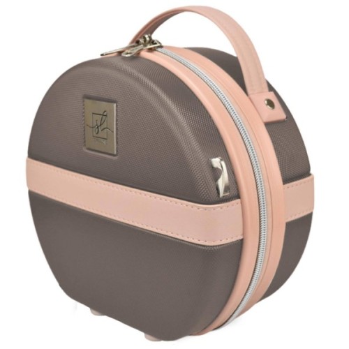 Косметичка Semi Line Бьюті-кейс 5L Brown/Pink Cream (DAS302677)